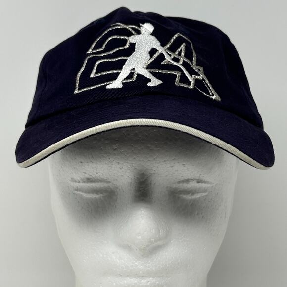 Vintage 90s Ken Griffey Jr Seattle Mariners Dad Hat Baseball Cap Blue Strapback - Picture 2 of 9